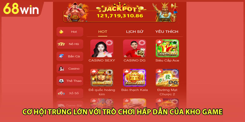 Cơ hội trúng lớn với trò chơi hấp dẫn của kho game